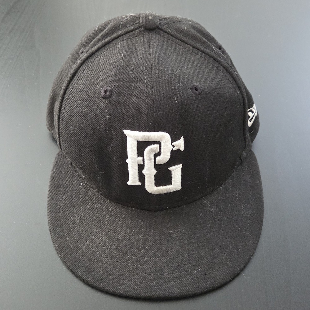 Perfect Game x New Era 59FIFTY GraphiteFitted Baseball Hat Sz 7 1/4